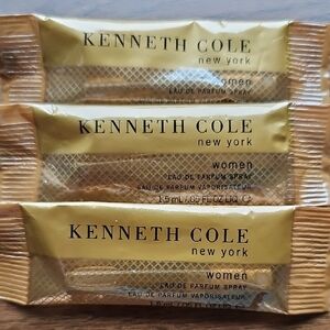 New Kenneth Cole New York Eau De Parfum Perfume Sample Spray 0.05 Fl oz X 3